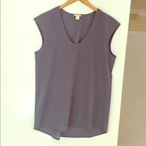 Jcrew blouse steel blue 8